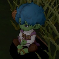 画像：すわる[撮影場所：岳都ガタラ　居住区]