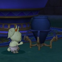 画像：ツボ錬金職人キュピル[撮影場所：オルフェアの町]