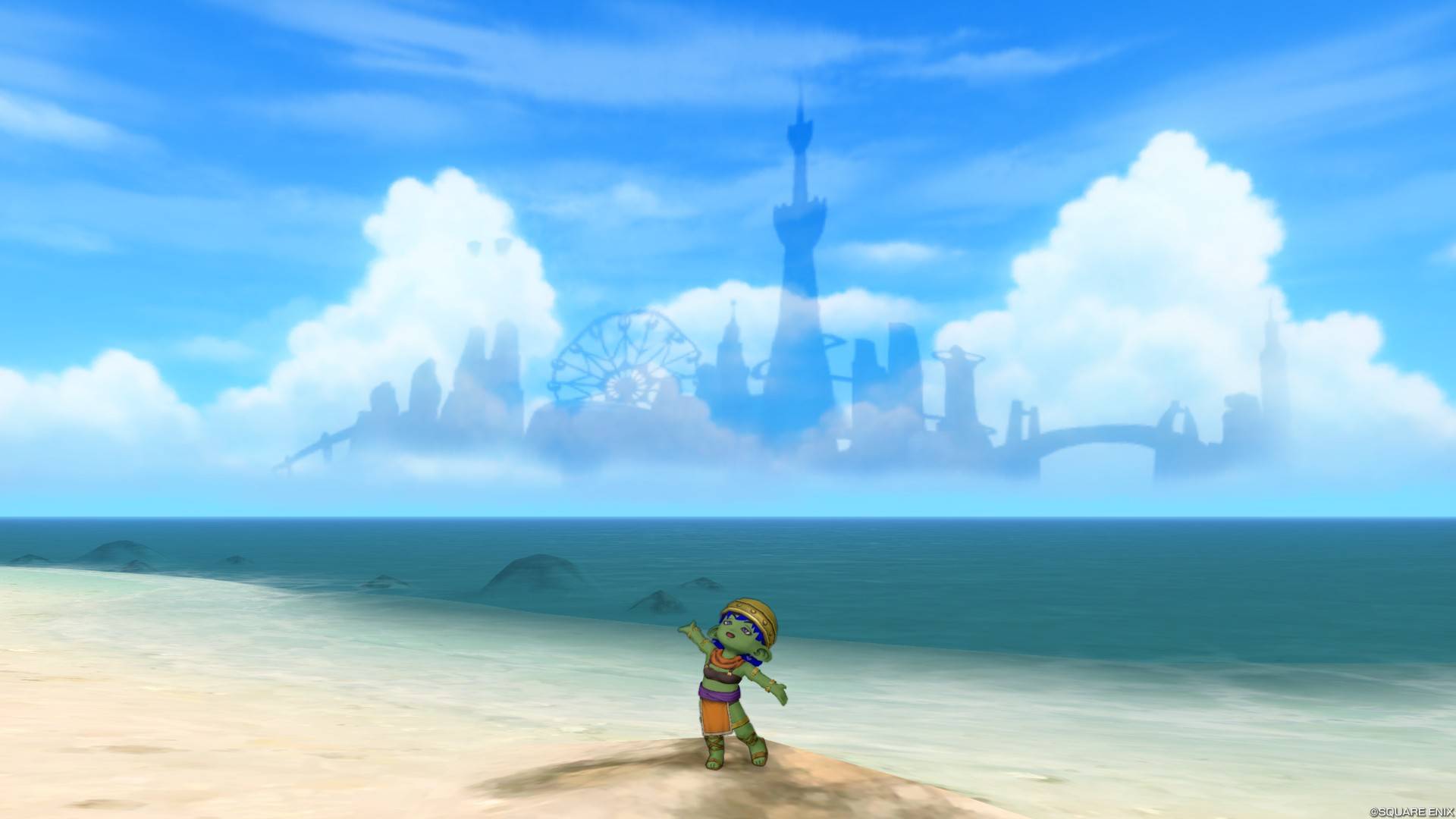 海上に浮かぶ夢幻郷