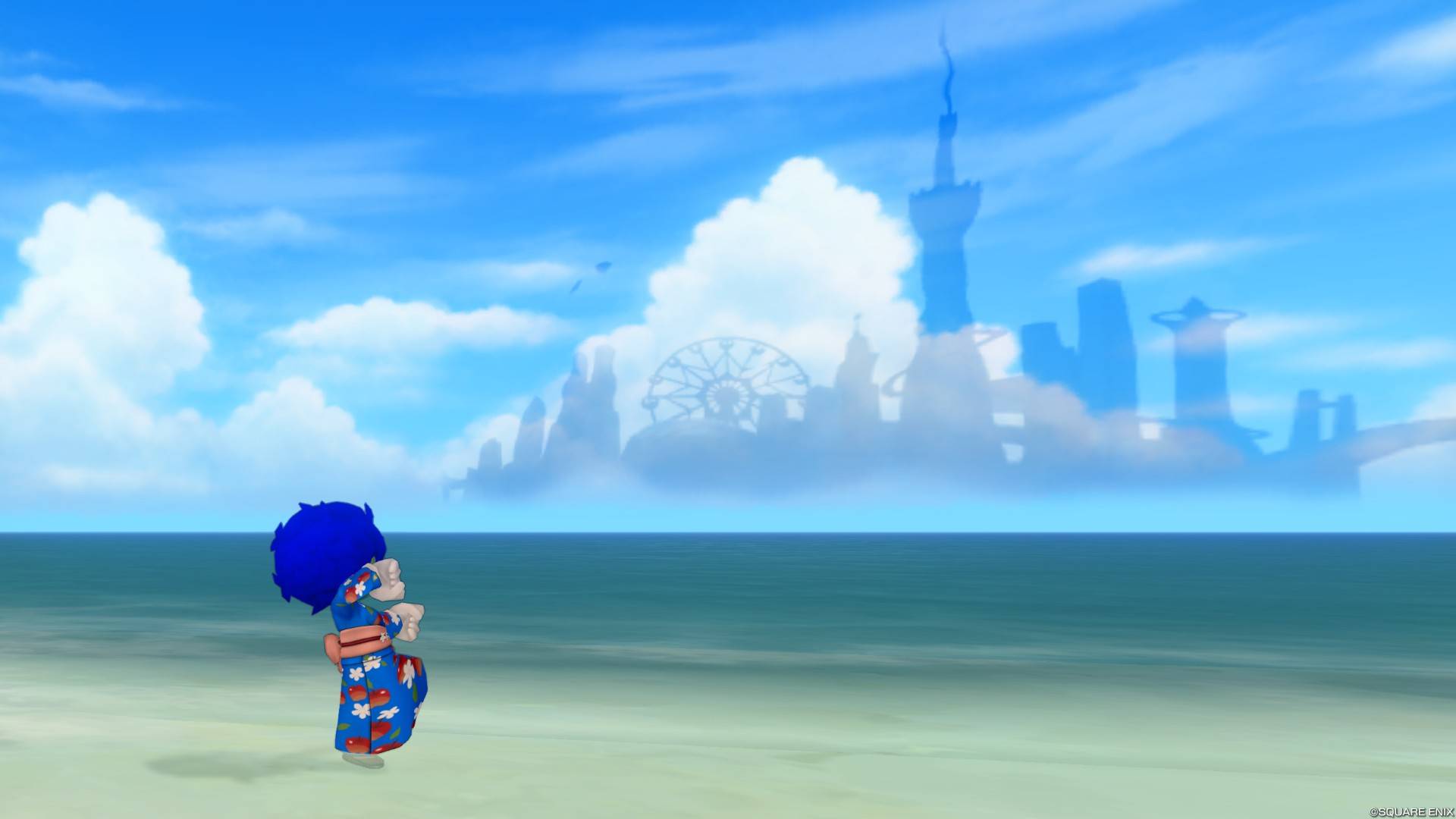 海上に浮かぶ夢幻郷