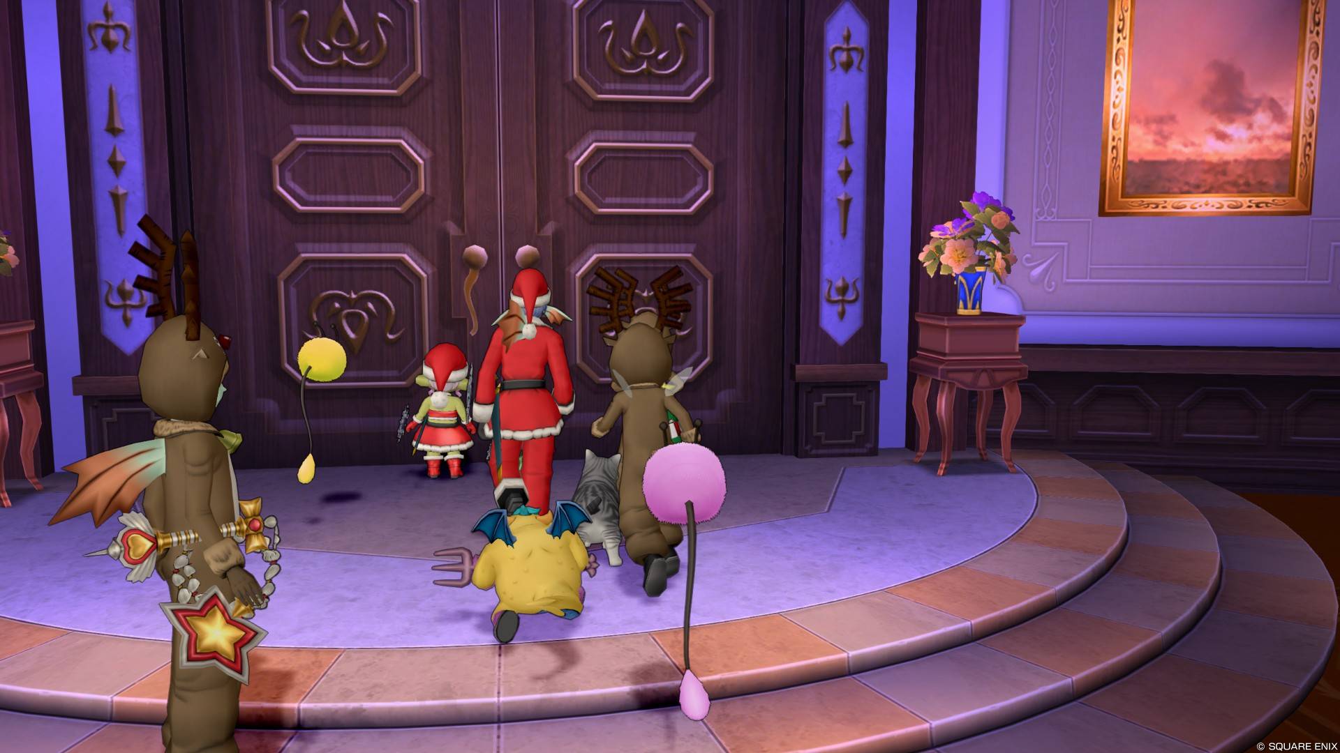 聖夜のエントランス