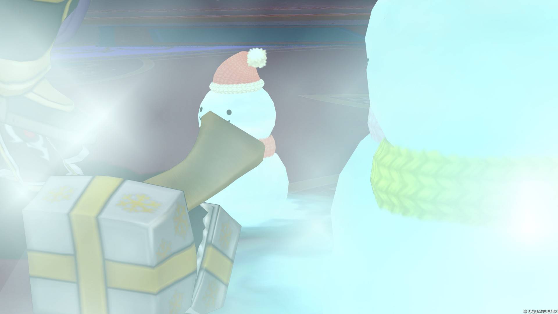 雪だるまになっちゃった