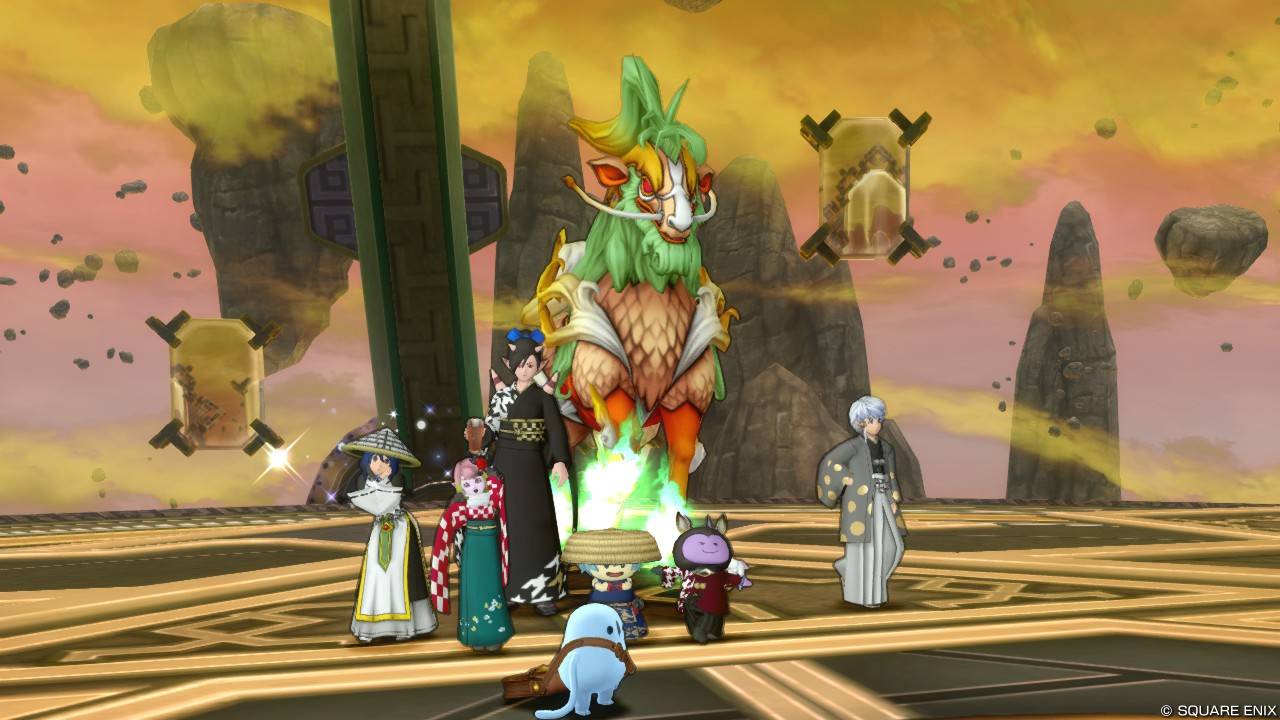 森羅蛮獣と記念撮影