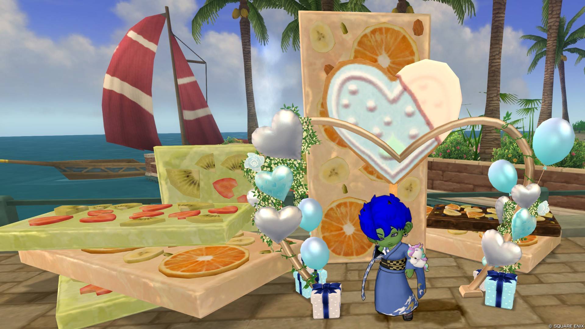 ホワイトデー庭具