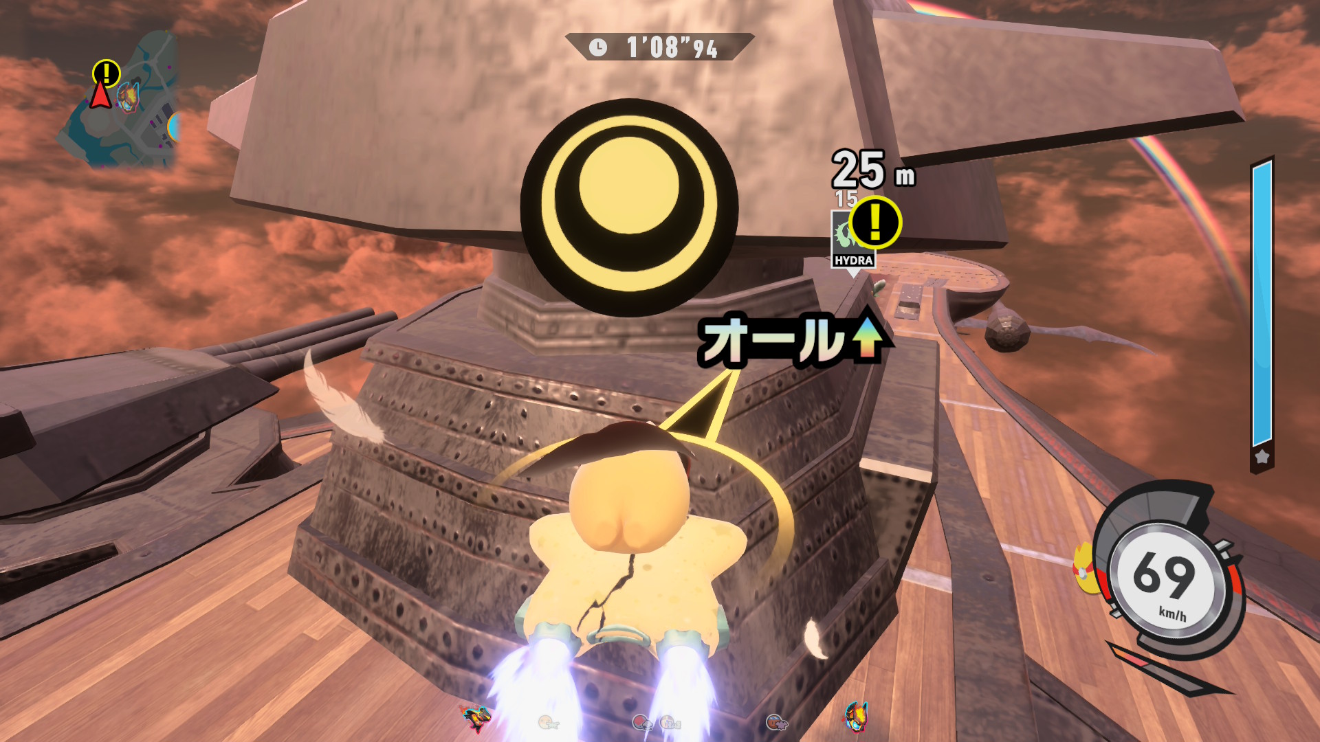 戦艦ハルバードのてっぺんにあるオール⇧