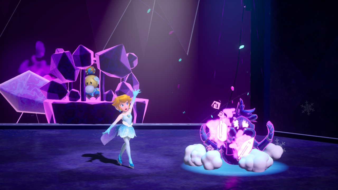 ヤミの氷塊と黒い舞台