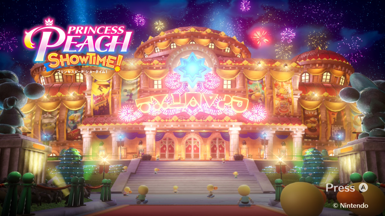 クリア後のタイトル画面