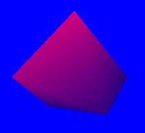 図15 Slices = 3, Stacks = 2 (双三角錐。同関数でできる最小の立体)