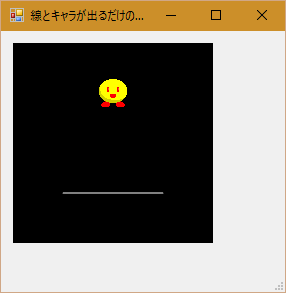 線とキャラが出るだけのテスト(funyak)